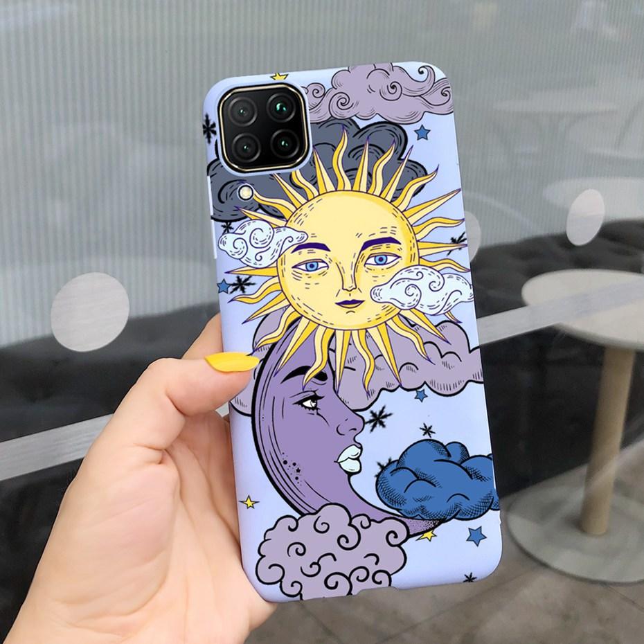 For Huawei P40 Lite Case Silicone Cute Cover Cases For Huawei P40 Lite E Cover Fundas P40Lite P 40 P40 Lite E TPU Coque Bumper