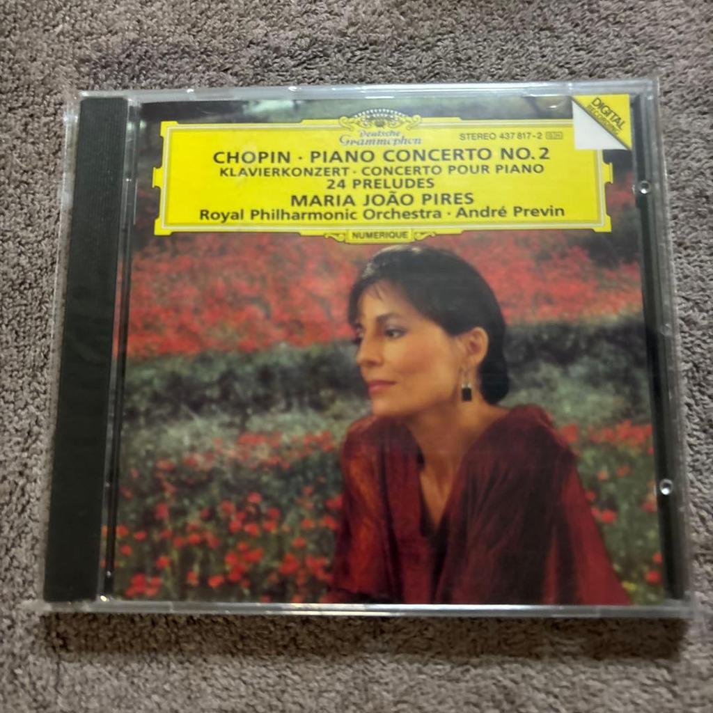 Used Maria Joo Pires Chopin Piano Concerto No. 2 CD
