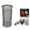 Stainless Steel Cold Brew Coffee Filter Ultra Fine Mesh Wide Mouth Coffee Filter  Iced Tea Maker