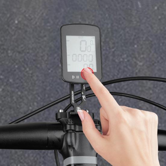 Adjustable Bike Computer Mount Front Cycling Computer Extension Bracket Road Bikes Integrated Handlebar Computer Holder for Garmin Cateye Bryton