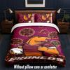 Brisbane Broncos Design Bed Bedding Set 1 Duvet Cover + 2 Pillowcases Soft Breathable Household Bed Linens