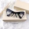 Half Frame Cat Eye Blue Light Blocking Glasses Computer Gaming Tv Phones Glasses For Women Men