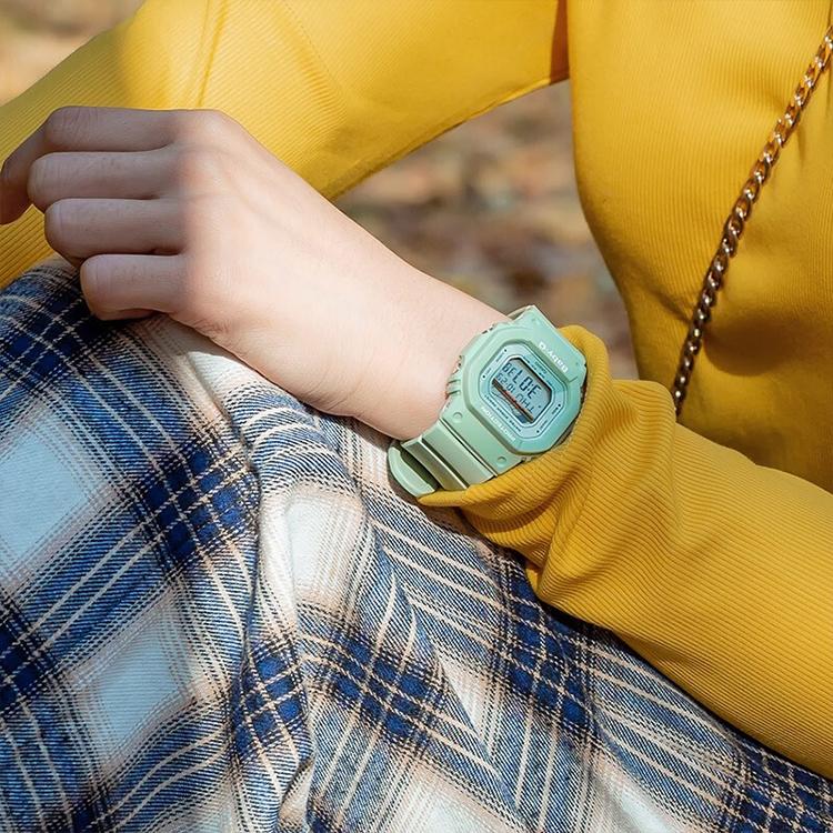Casio Женские часы BABY-G Зеленые BLX-560-3D BLX-560-7D