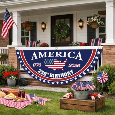 Флаг США к 250-летию, садовый флаг для украшения