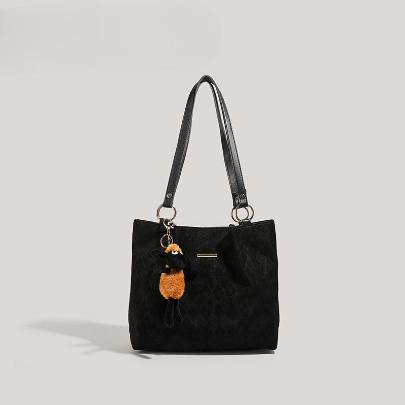 Сумка женская осенне-зимняя сумка-тоут для поездок на работу, текстурированная сумка через плечо в стиле ретро, женская повседневная сумка