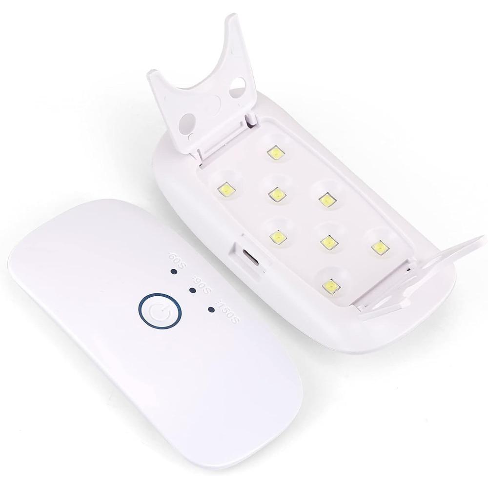 УФ/светодиодная лампа для ногтей, лампа для гелевого лака, 12 Вт, портативная лампа для ногтей, для наращивания клея, геля, мини-сушилка для ногтей, УФ-лампа для ногтей