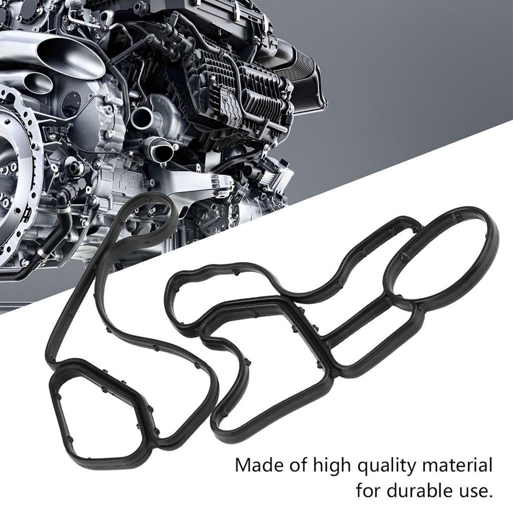 Engine Oil Filter Housing Seal Gasket Cooler Seals for 11427525335 11427537293