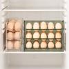 Placstic Egg Tray 30 Grid Egg Organiser New Egg Dispenser  for Kitchen Storage