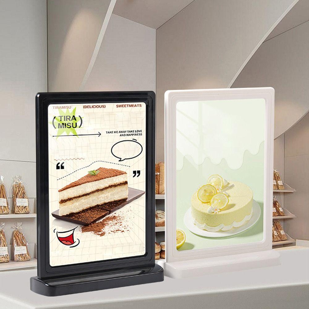 A4 A5 A6 Wine Catalog Menu Display Stand Acrylic Panel Table Card Sign Holder