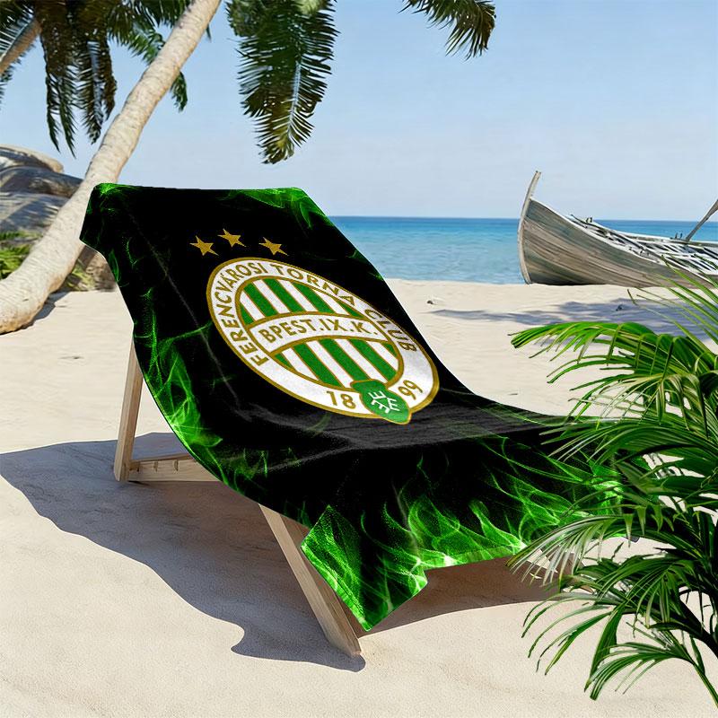 FTC Print Beach Towel, Large Soft Quick Dry Towel for Beach Camping Swimming