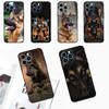 German Shepherd Dog Phone Case For iPhone 11 12 13 14 15 Pro Max Plus 12 13 Mini 7 8 SE X XR XS MAX Cover Shell