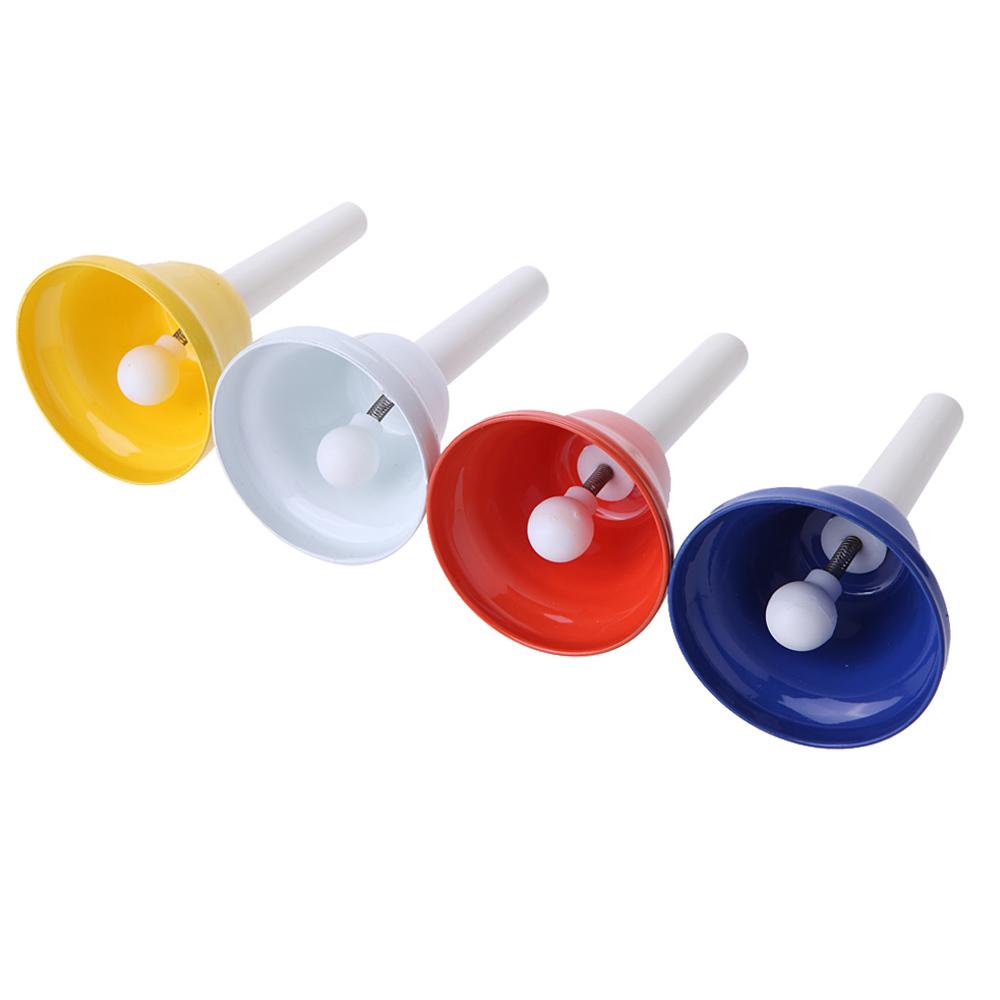 Handbell Hand Bell 8 Note Metal Colorful Kid Children Musical Toy Percussion Instrument