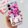 Чехол для Xiaomi Poco C65 Милый Кот Бабочка Мягкий ТПУ Чехол для Телефона Для Xiaomi Redmi 13C Redmi13C PocoC65 Fundas 6.74'' Бампер