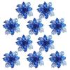 Christmas Tree Ornaments Christmas Simulation Flower Ornament 10Pcs