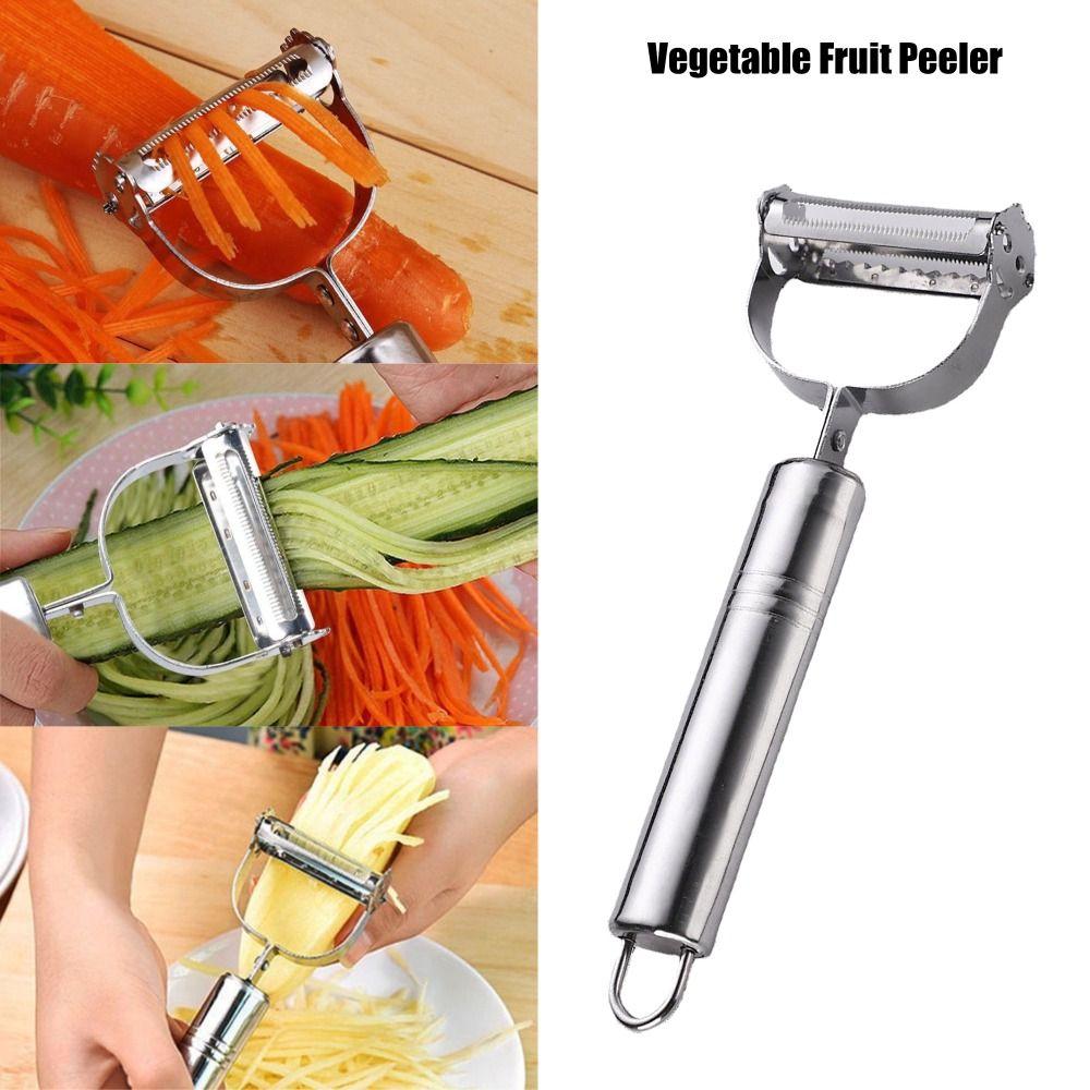 Double-Head Vegetable Fruit Peeler Stainless Steel Grater Slicer Tool  Cucumber Potato Carrot