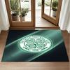 Celtic FC Design Crystal Velvet Rug Soft Decorative Mat for Bedroom Entrance