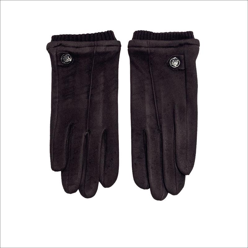 Мужские зимние замшевые перчатки с сенсорным экраном: Ветрозащитный, Теплый, для Велоспорта на открытом воздухе