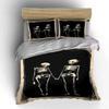 Skeletons holding hands. Bedding sets Duvet cover sets Duvet covers Pillowcases(1 * Duvet Cover 2 * Pillowcases without duvet insert)