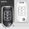 Чехол-книжка из ТПУ для автомобильного ключа-выкидушки для Honda Civic HRV CRV XRV CR-V Crider Odyssey Pilot Fit Accord Защитный чехол Аксессуары Сумка