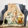 Special Hamster Flannel Blanket Throw Blanket Soft Warm Sofa Bed Camping Car home Decor Unique Christmas Gift C9302567