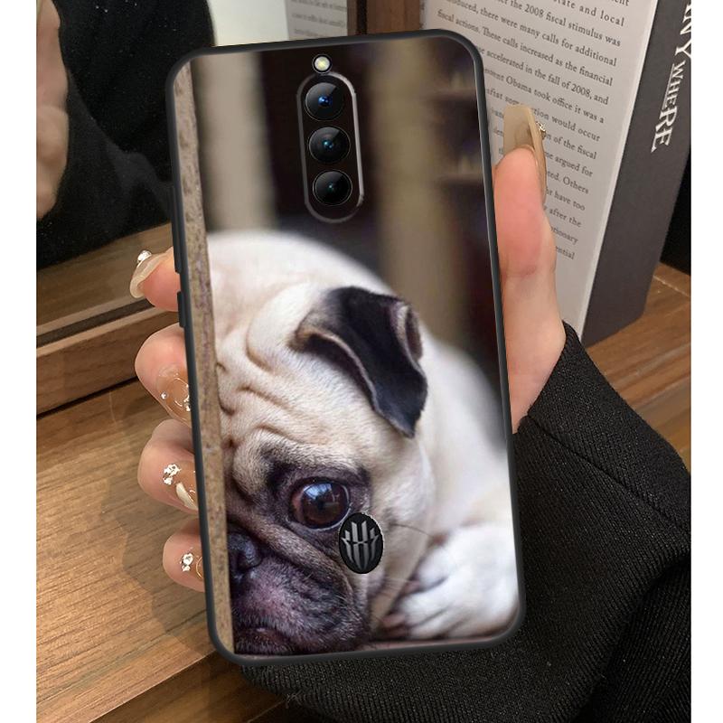 Pug Dog French Bulldog Case For Nubia Red Magic 8 9 10 Pro Plus 6 7 6S 7S Pro 5G 6R RedMagic 9S 8S Pro Plus Coque