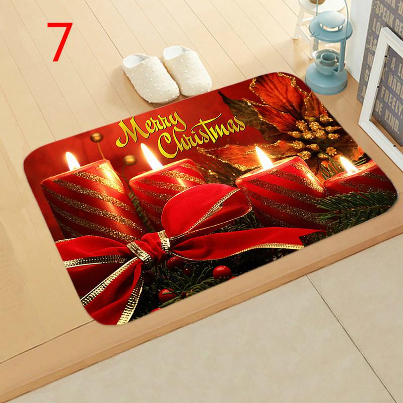 Santa Claus Christmas Doormat Carpet Floor Carpet Home Page Merry Christmas Tree Decoration Happy New Year 2020 Christmas Gift