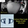 Car Steering Wheel Stickers Cover Trim Carbon Fiber Interior Accessories For Renault Clio4 Clio 4 2013 2014 2015 2016 2017 2018