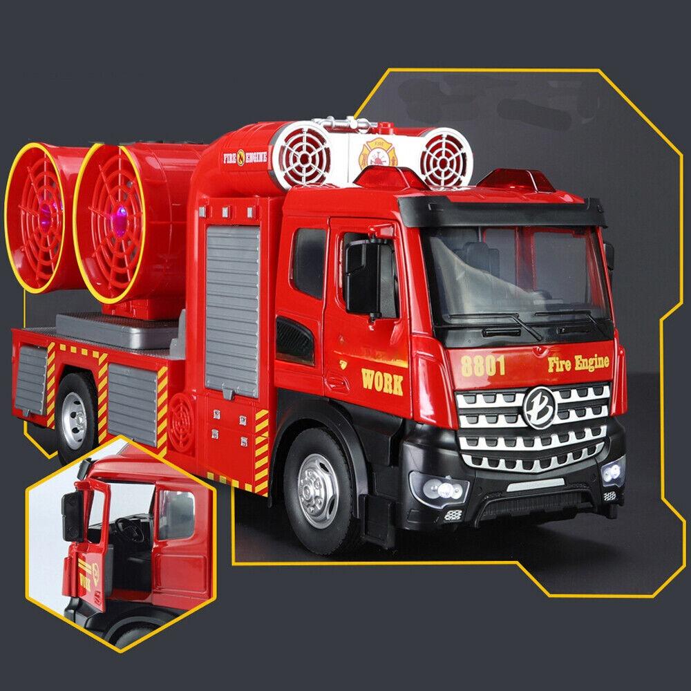 Игрушка 1/18 Пожарная машина литая модель пожарной машины с дымоходом для мальчиков коллекция игрушек
