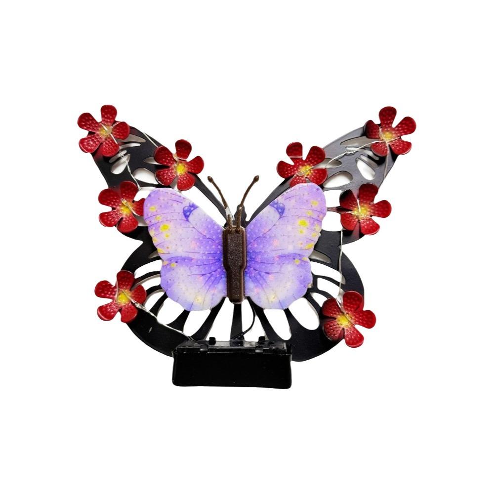 Waterproof Solar Butterfly Wall Light Solar Powered Garden Decoration Light Garden