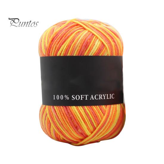 Шерстяная пряжа тройных брендов, мягкая молочно-хлопковая однотонная вязальная пряжа для свитера