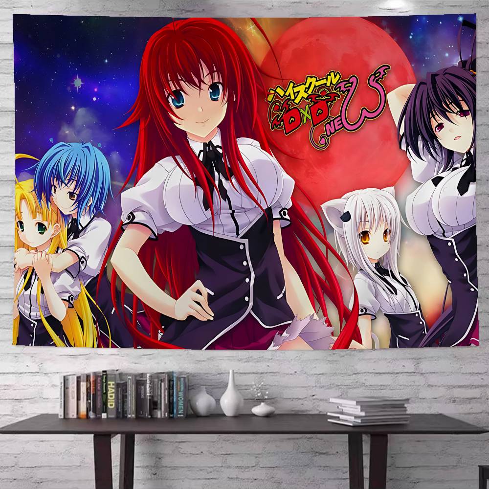 Высококачественный аниме-гобелен High School DxD, подвесной, богемный, настенные гобелены, мандала, дешевый, настенный подвес в стиле хиппи