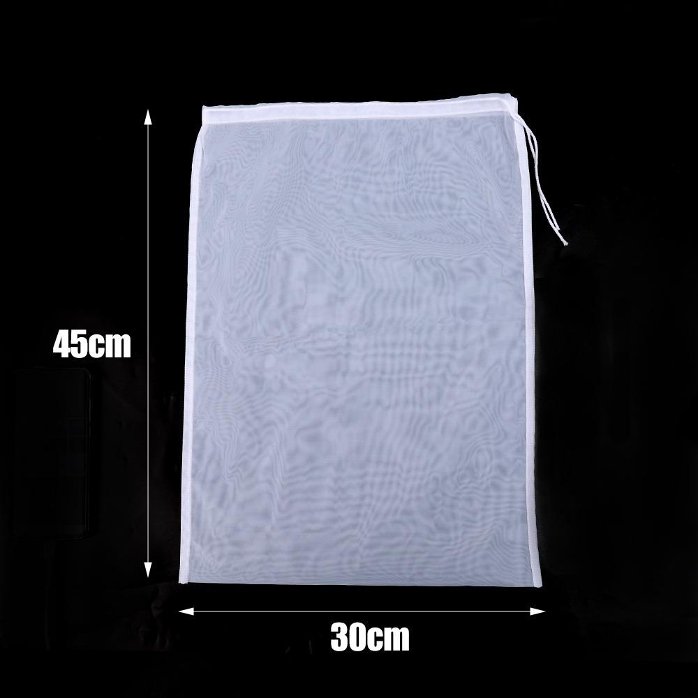100 Mesh Soy Milk Filter Bag Easy Clean Wine Dreg Filter Durable Strainer