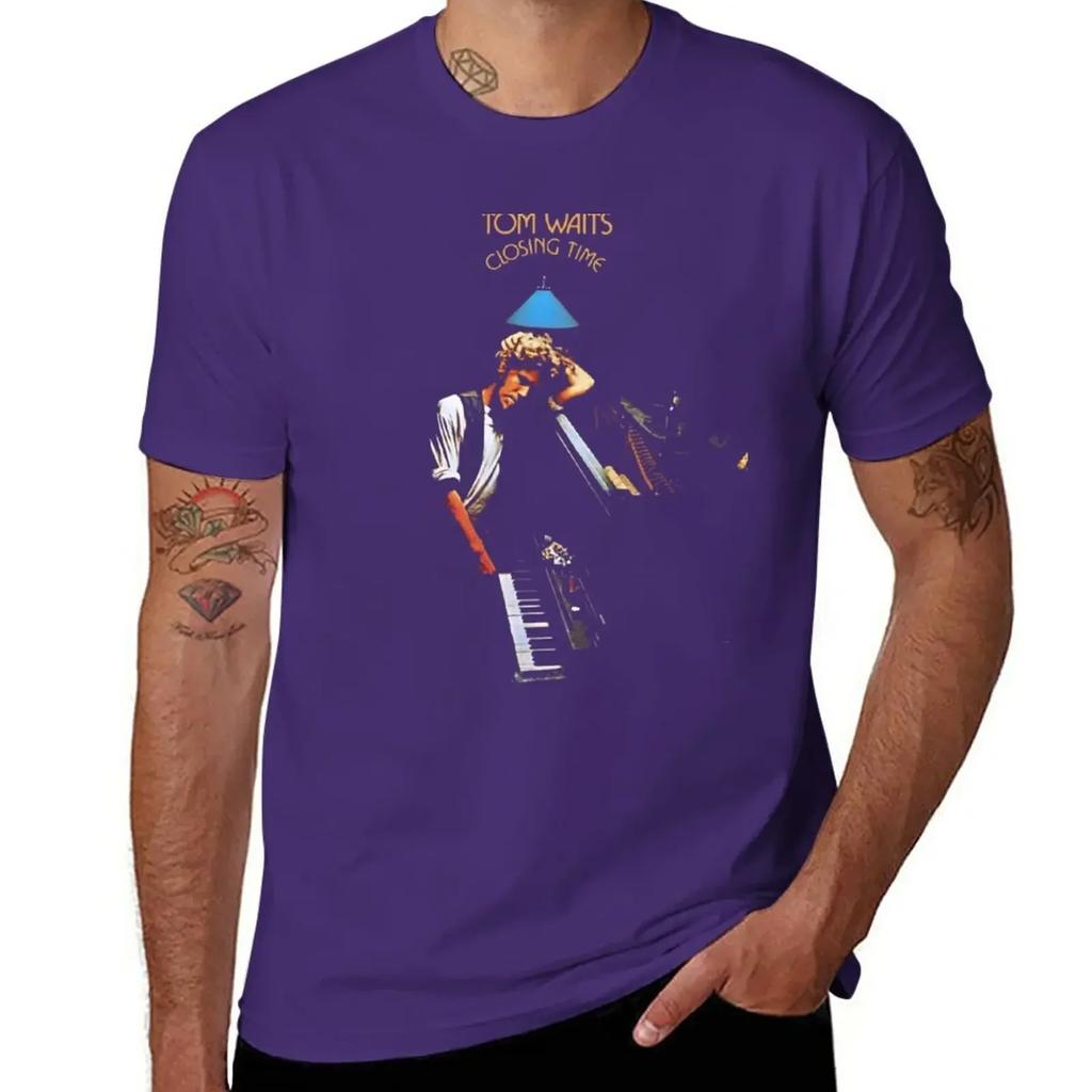 Tom waits- closing time T-Shirt graphics animal prinfor boys quick-drying black t shirts for men