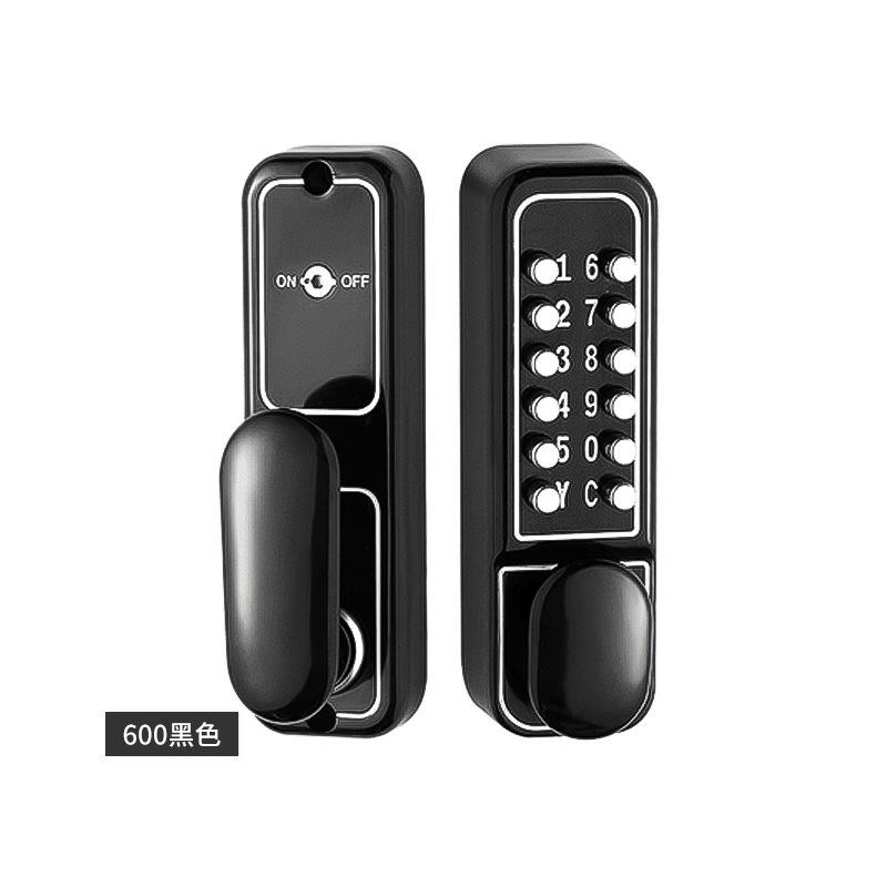 Mechanical Combination Door Lock Outdoor Courtyard Gate Lock Household Wrought-iron Door Fence Lock Vintage