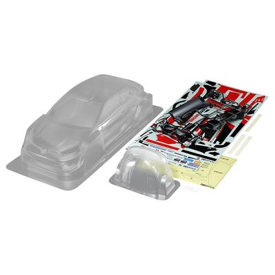 Tamiya Запасные части для радиоуправляемых моделей №1707 SP.1707 110RC Toyota Gazoo Racing WRTGR Yaris Rally 1 Hybrid Неокрашенный Запасной комплект кузова 51707