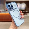 Применимо к iPhone17Promax большой волны гальваническое покрытие чехол для мобильного телефона Apple 16 магнитная всасывающая любовь противоударный 15 защитный чехол