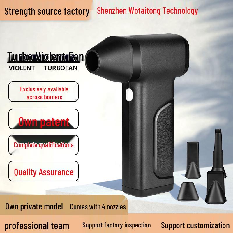 High-Speed Handheld Mini Camping Fan & Blower