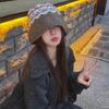 Warm Handmade Woolen Hat Autumn Winter Wool Knitted Hat Fashion Knitted Bucket Hat  Women