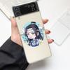 Благословение небесных чиновников Модный чехол для телефона Samsung Galaxy Z Flip 3 4 5 6 7 Жесткий складной Z Flip4 Прозрачная поликарбонатная крышка Подарок