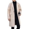 Chesterfield Long Trench Lasha Solid Plus Spring Men's Coat, Jacket, Coat, Coat, Outerwear, Coat, Warm, Color, Thick, Sizes, Casual, Stylish,