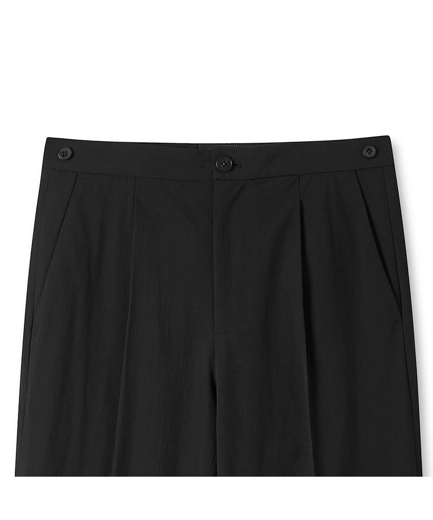 IOLO Neo One-Pleat Regular Pants_Black