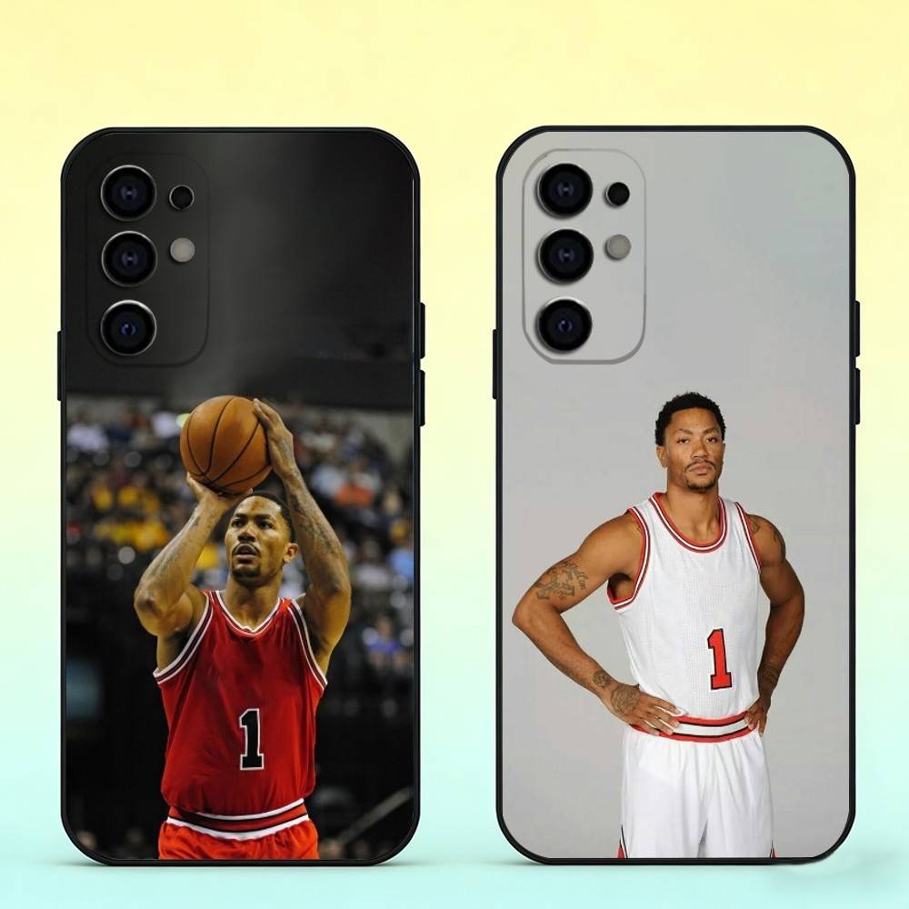 Derrick MVP Basketball Player Phone Case Black Silicone Soft For Samsung S25,S24,S21,S22,S23,S30,Ultra,S20,Plus,Fe,Lite