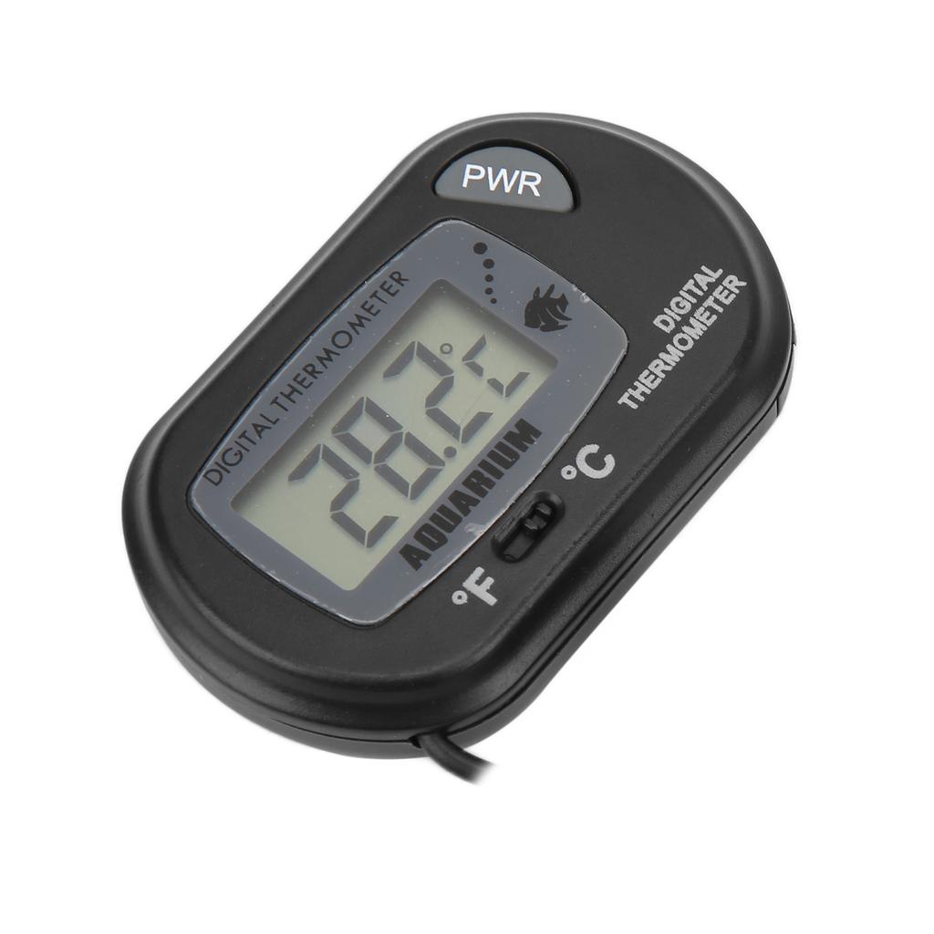 ЖК-цифровой аквариумный термометр измеритель температуры воды в аквариуме проводной контроллер черный