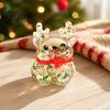 Creative Christmas Gifts for Adults Sequins Squeeze Toy, Soft TPR Sensory Fidget Reindeer/Gift Box/Snowman/Gingerbread Stress Relief Toys Man