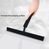 Window Scraper Extendable with Anti-Slip Grip Long Handle Non-drilling Bathroom Silicone Shower Squeegee