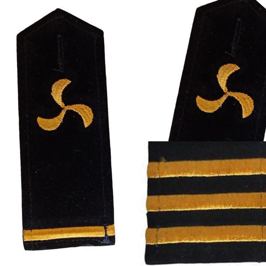 Shoulder Epaulettes Stripes Security Uniform Accessories Captain Professional Security Guard Epaulets Captain