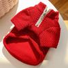 Stylish Half-Zip Pet Dog Cat Sweater Hairless Cats Winter Warm Coat Casual Outerwear