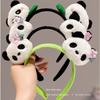Милая мультяшная резинка для волос Зоопарк Заколка для волос Плюшевая кукла Обруч для волос Сладкая панда Повязка на голову На каждый день