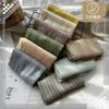 2024 Autumn New Premium Single Fresh Parent Child Scarf,Grid Women's Silk Scarf Shawl