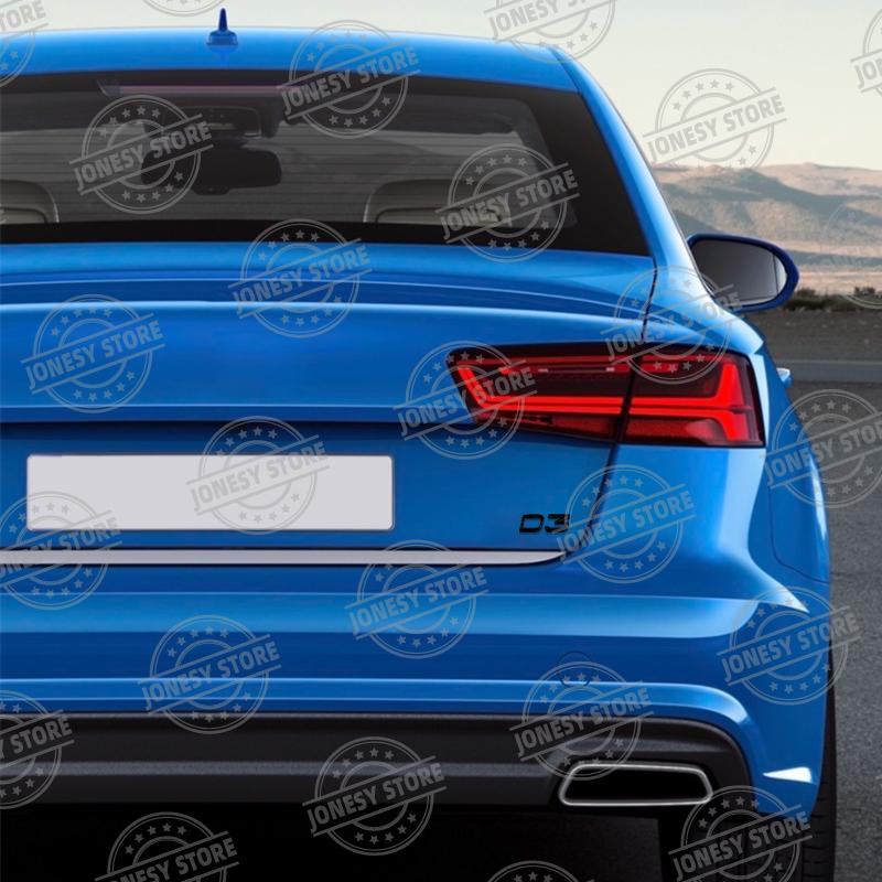 Auto Metal D8 D7 D6 D5 D4 D3 D2 Logo 3D Badge Lettering Decals Trunk Sticker For Volvo XC60 XC40 XC90 S40 S60 V40 V50 C70 T6 AWD